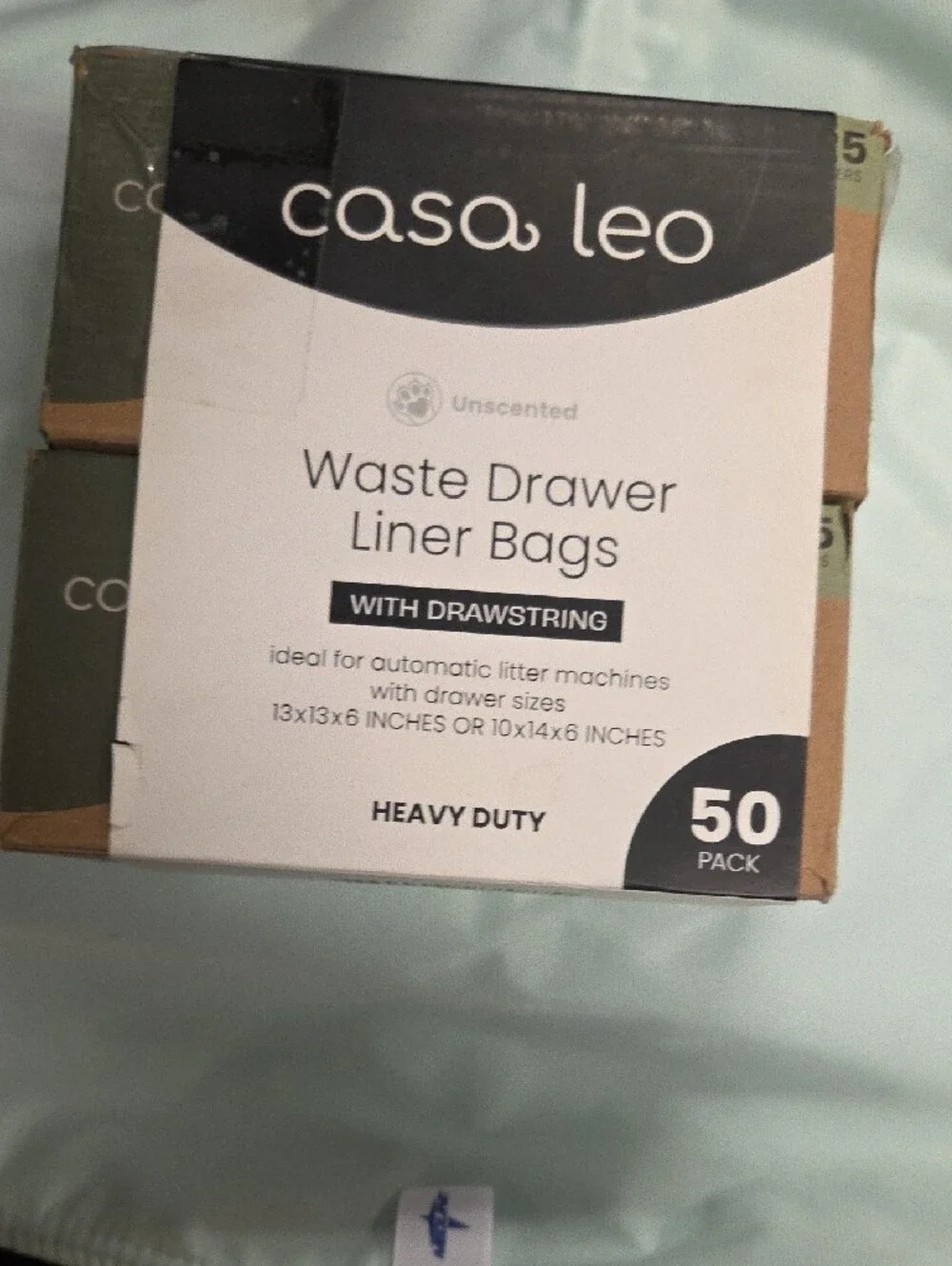 Unscented Waste Drawer Liner Bags - White (25 ct)